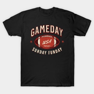 Game day / Sunday Funday / Footbal T-Shirt